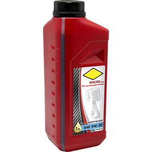 4-тактное масло полусинтетика бензин, дизель, снегоуборщики  |  5W-30 1 литр | для техники Чемпион