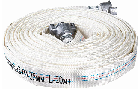 Рукав напорный Чемпион | 25мм, скатка, 20м, с головками ГР-25