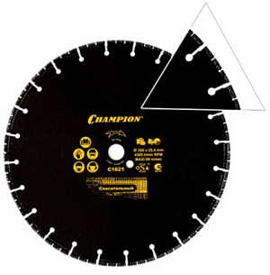 Диск алмазный Чемпион | PRO V-tech Multi Purpose 350х25.4мм универсальный