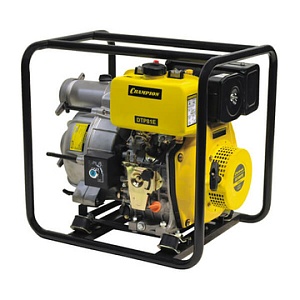 Мотопомпа для грязной воды дизельная Чемпион | DTP81E