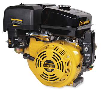 Двигатель Чемпион G390-1HKE 13 лс (электростартер) ( ВАЛ 25,4/88 мм ) шпонка