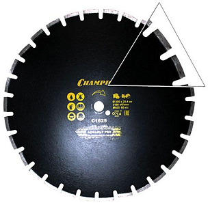 Диск алмазный Чемпион | PRO Asphafight 500х25.4мм асфальт/бетон