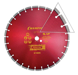 Диск алмазный Чемпион | Concremax 400х25.4мм старый бетон