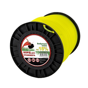 Леска для триммера Чемпион | на катушке (круг) | Ø 4,0 мм х 360 м, желтый