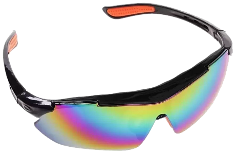 Очки защитные тёмные -радуга | для техники Чемпион